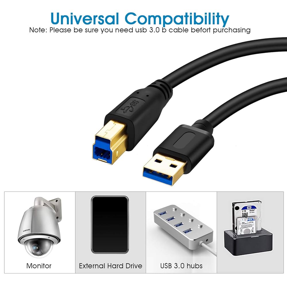 BTS,THE BEST  USB【B】 Amazon.com: Amazon Basics USB-A to USB-B 2.0 Cable for